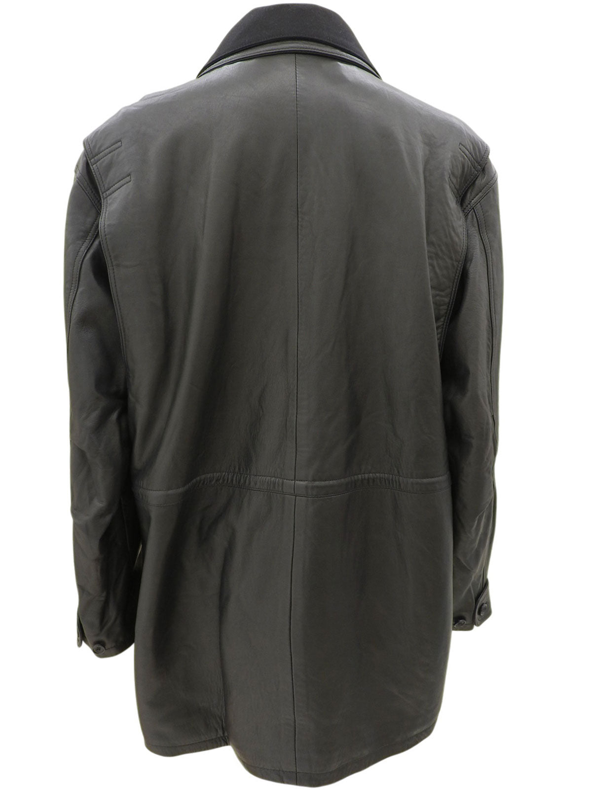 レザージャケット ブラック #48