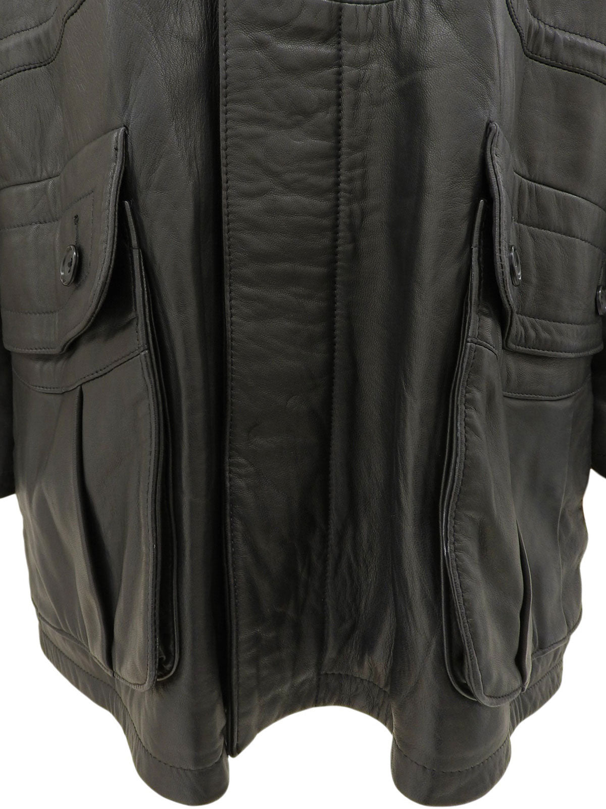 レザージャケット ブラック #48