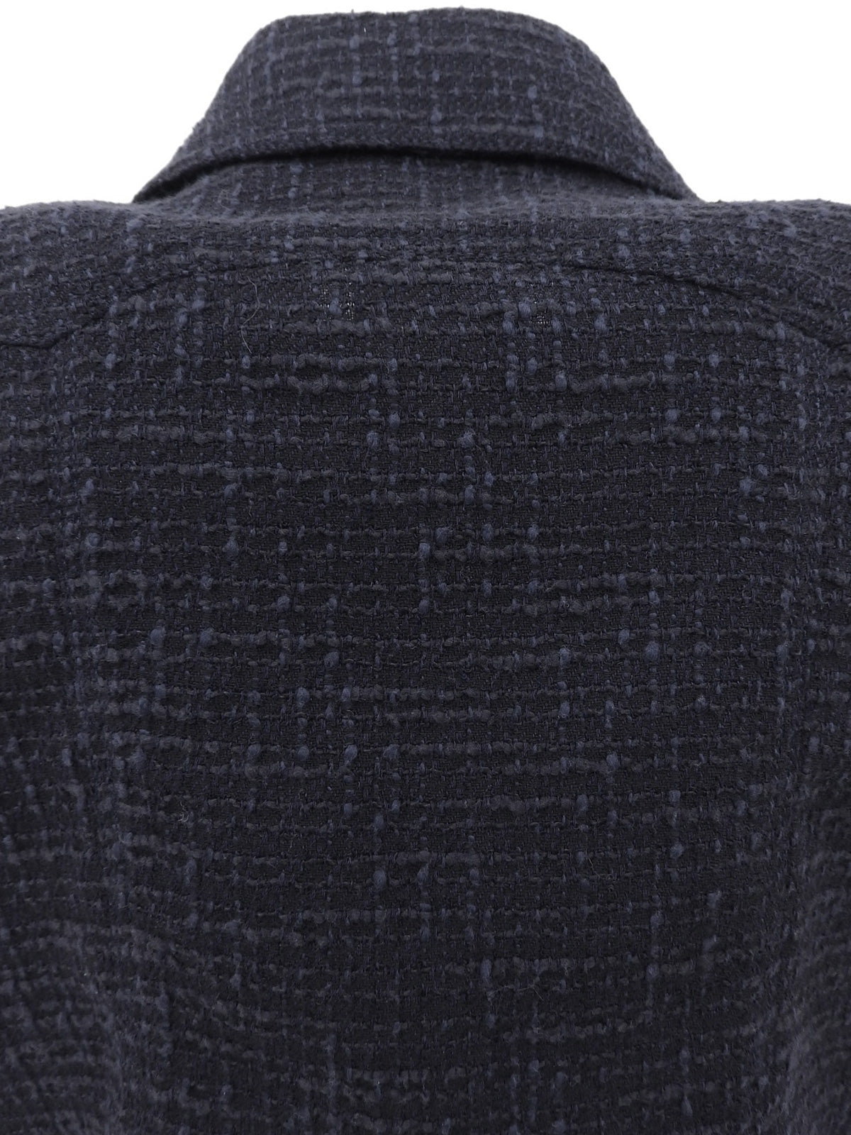 2001年製 ツイードCCマークボタンベスト ネイビー