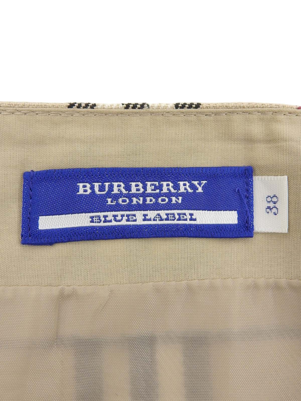 チェックパターンフレアスカート #38 ベージュ