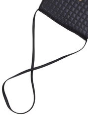 エンブレムマカダムプレート2wayバッグ ブラック