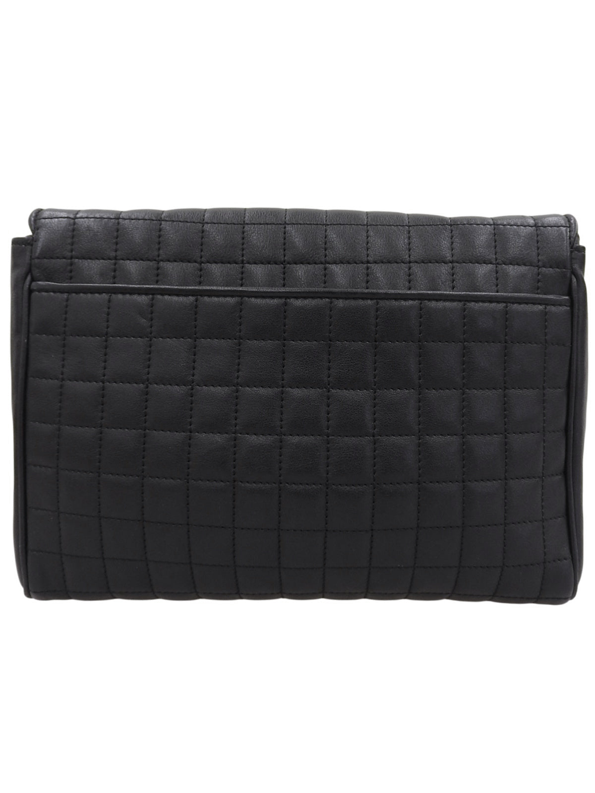 エンブレムマカダムプレート2wayバッグ ブラック