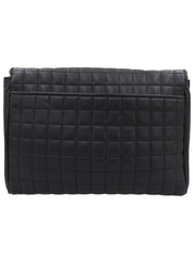 エンブレムマカダムプレート2wayバッグ ブラック