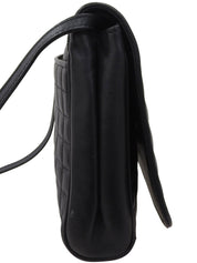 エンブレムマカダムプレート2wayバッグ ブラック