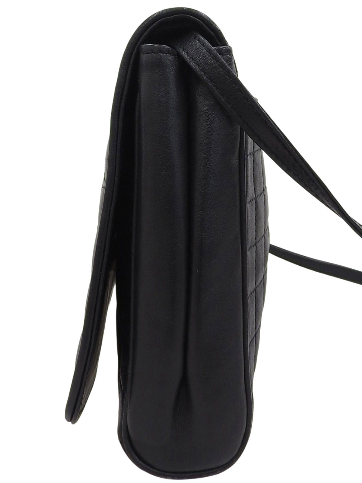 エンブレムマカダムプレート2wayバッグ ブラック