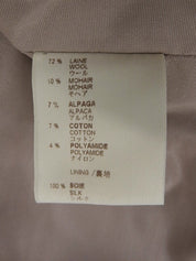 ツイードフリルデザインロングコート グレー/マルチ #36