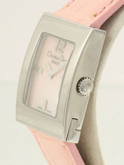 レクタンギュラーウォッチ シルバー/ピンク