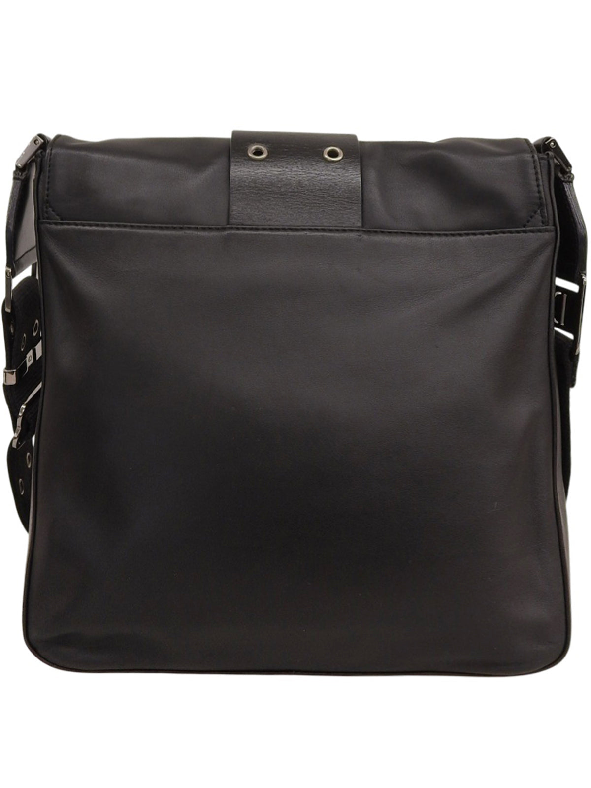 黑色街头时尚单肩包