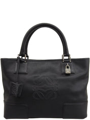 アナグラムエンボスフスタトートバッグ ブラック