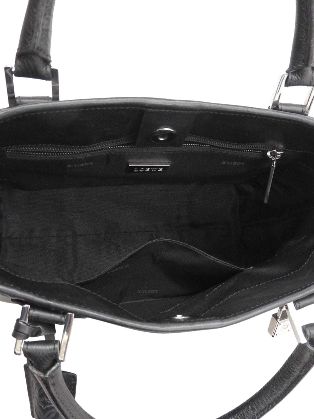 アナグラムエンボスフスタトートバッグ ブラック