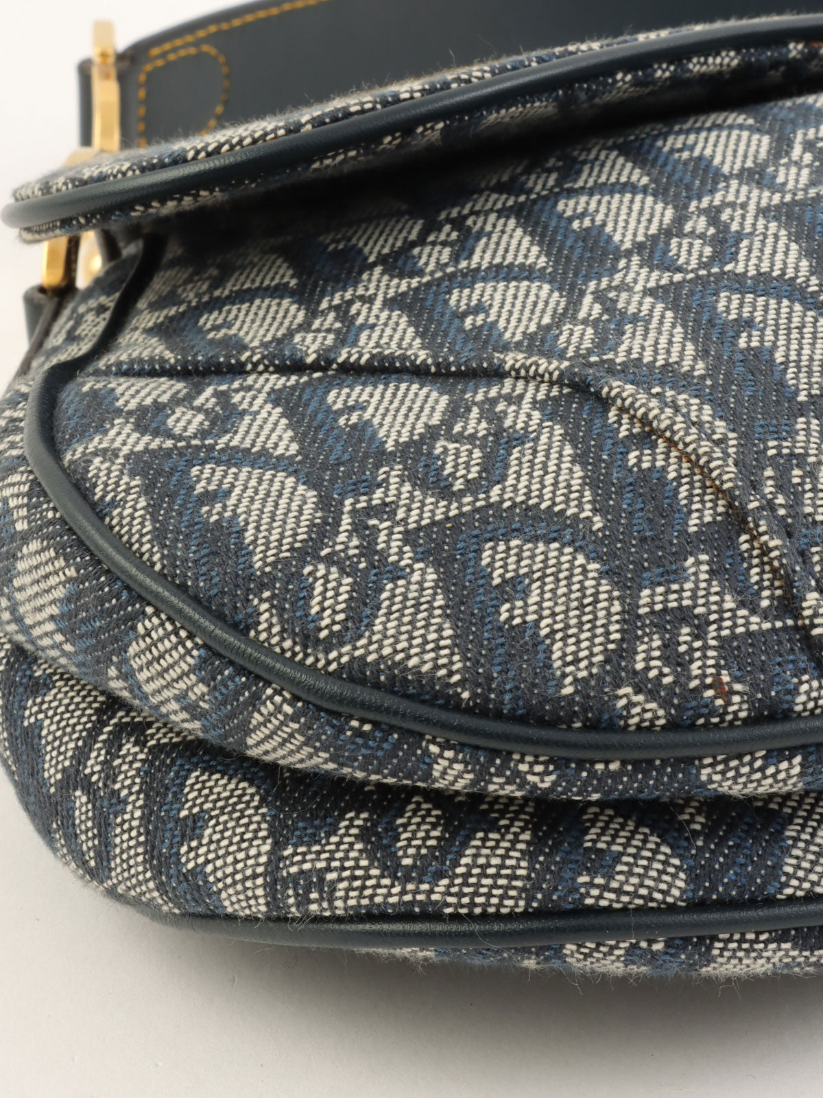Trotter Pattern Saddle Bag Navy