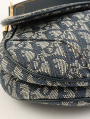 Trotter Pattern Saddle Bag Navy