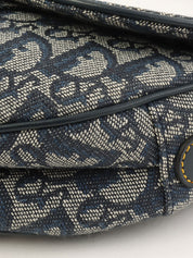 Trotter Pattern Saddle Bag Navy