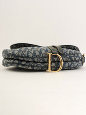 Trotter Pattern Saddle Bag Navy