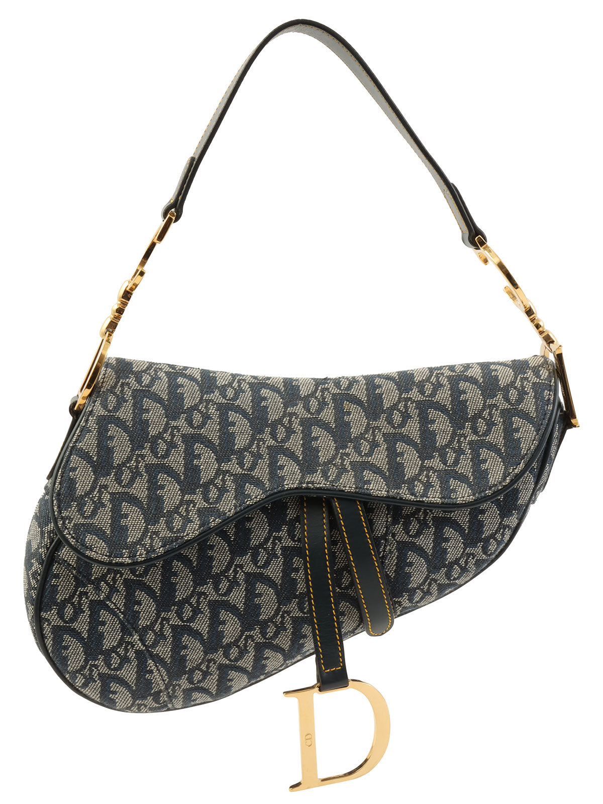 Trotter Pattern Saddle Bag Navy