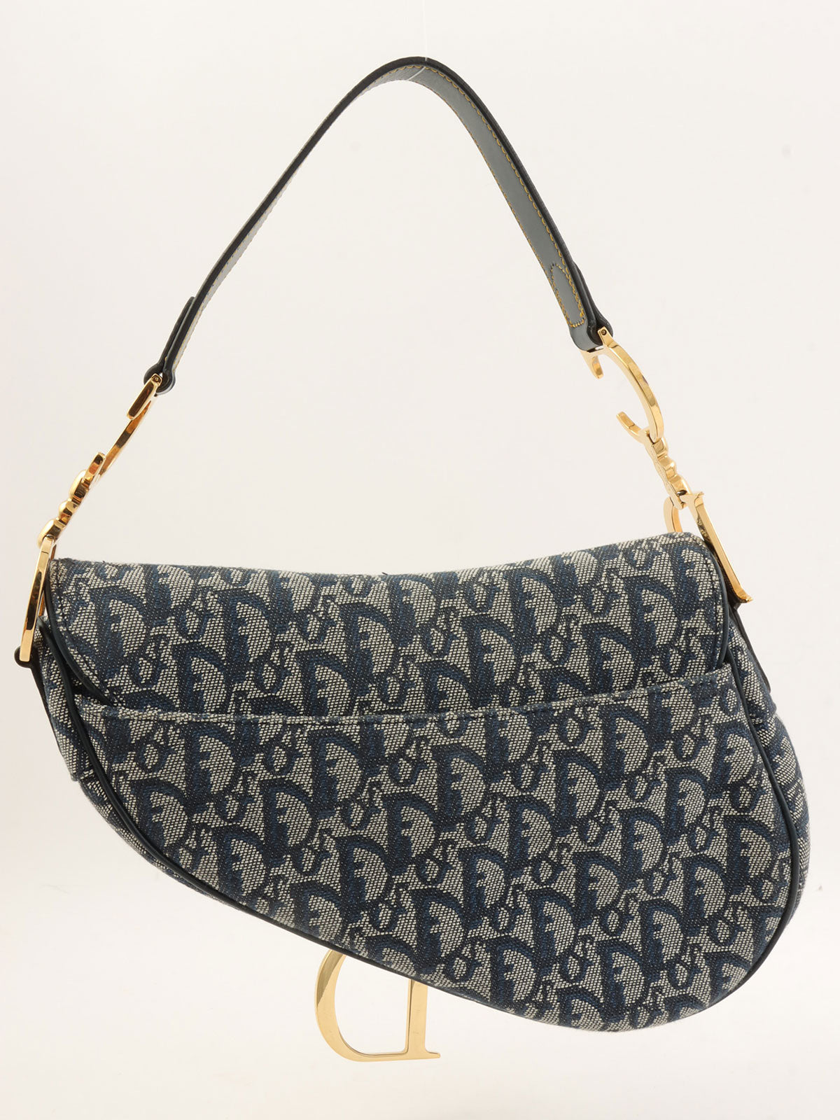 Trotter Pattern Saddle Bag Navy