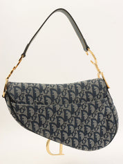 Trotter Pattern Saddle Bag Navy