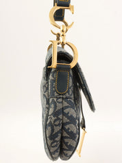 Trotter Pattern Saddle Bag Navy