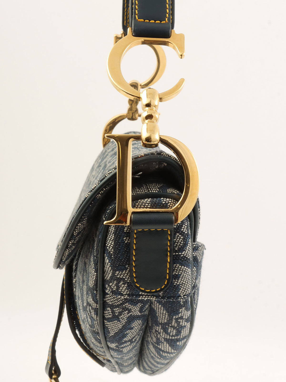 Trotter Pattern Saddle Bag Navy