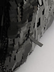 スパンコールマンマバケット ブラック