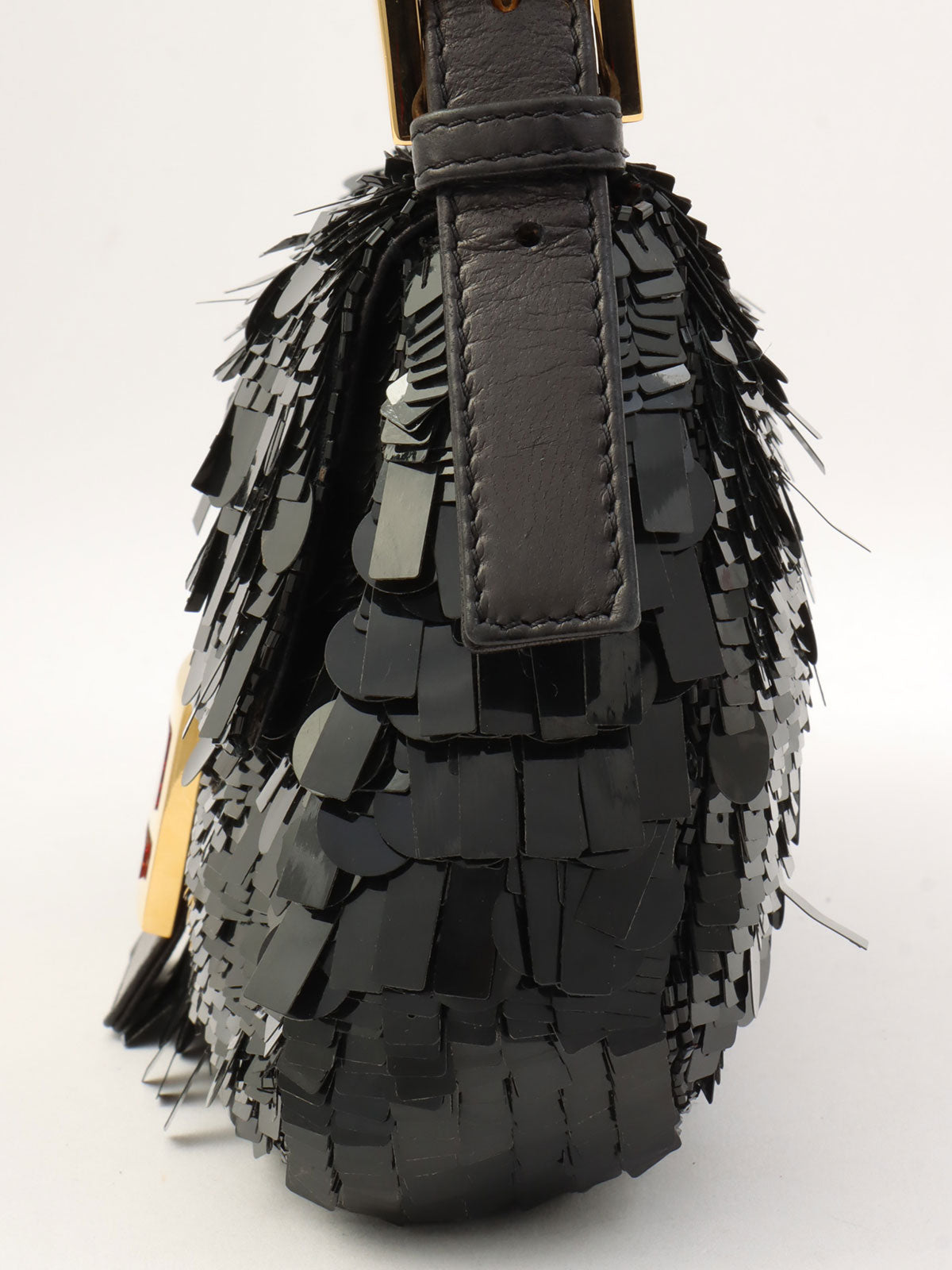 スパンコールマンマバケット ブラック