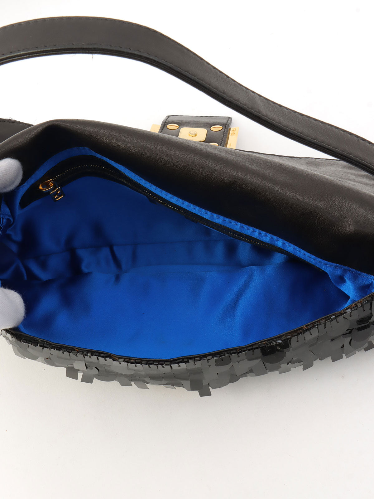 スパンコールマンマバケット ブラック