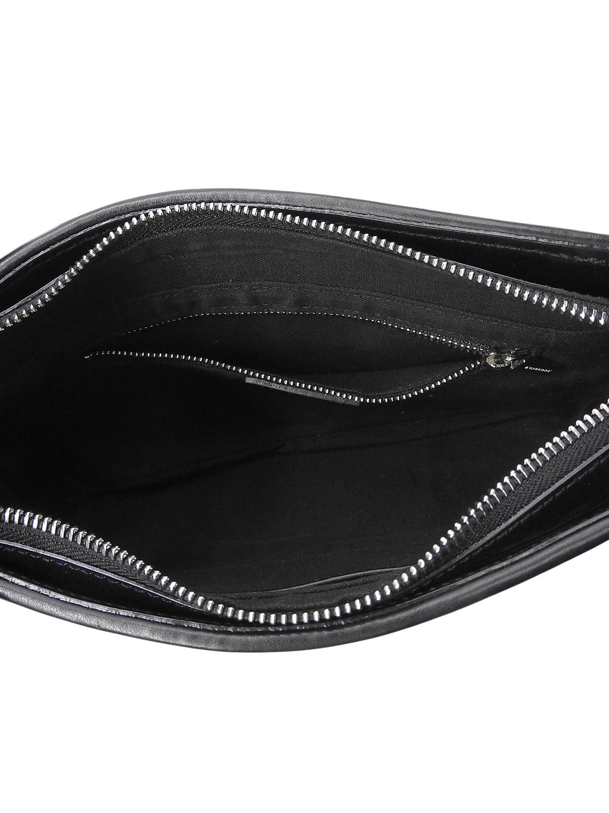 Wool and leather combination check pattern shoulder bag in black/brown/yellow