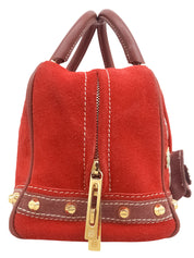 麂皮 Anagram Amazona 波士顿包 红/棕色