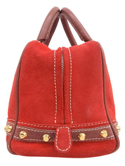 麂皮 Anagram Amazona 波士顿包 红/棕色