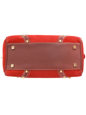 麂皮 Anagram Amazona 波士顿包 红/棕色