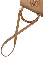 New Bamboo 2-way Bag, Mocha Brown