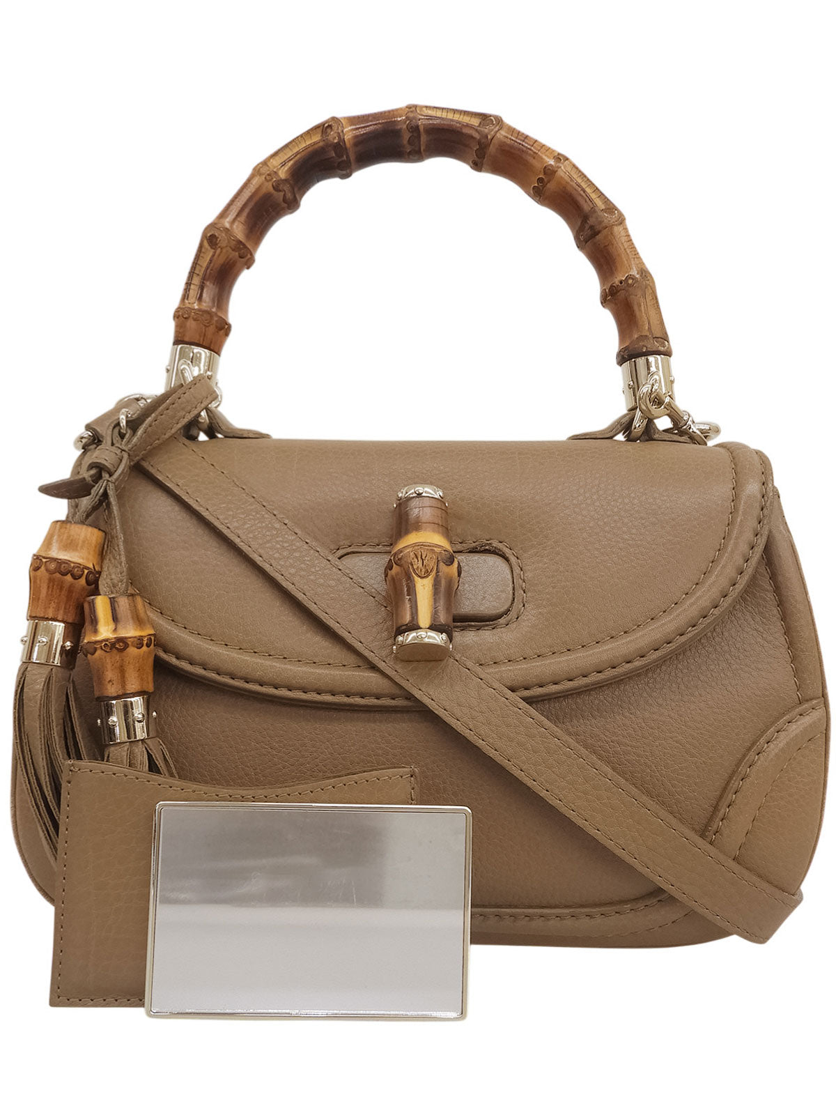 New Bamboo 2-way Bag, Mocha Brown
