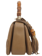 New Bamboo 2-way Bag, Mocha Brown