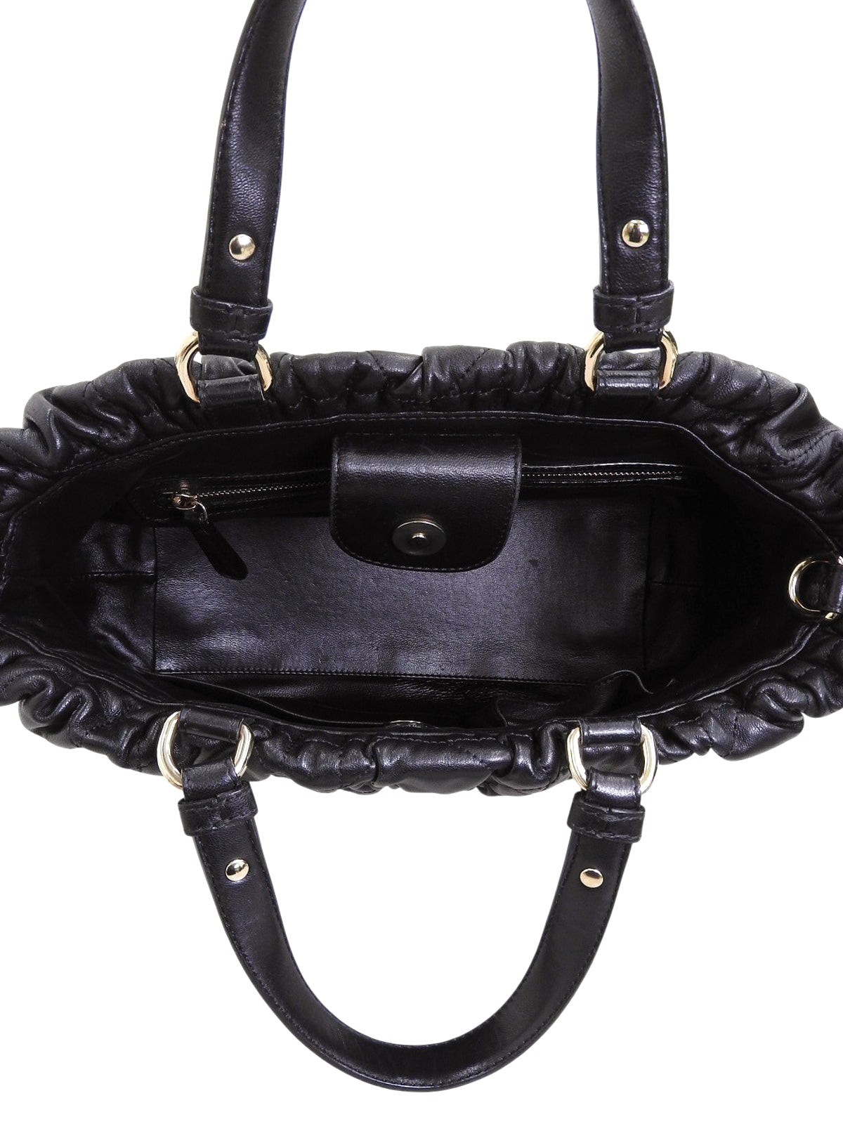 カナージュステッチ2wayバッグ ブラック