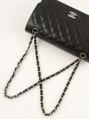 2009年頃製 クラシックフラップチェーンバッグ25cm ブラック