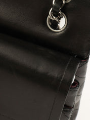 2009年頃製 クラシックフラップチェーンバッグ25cm ブラック