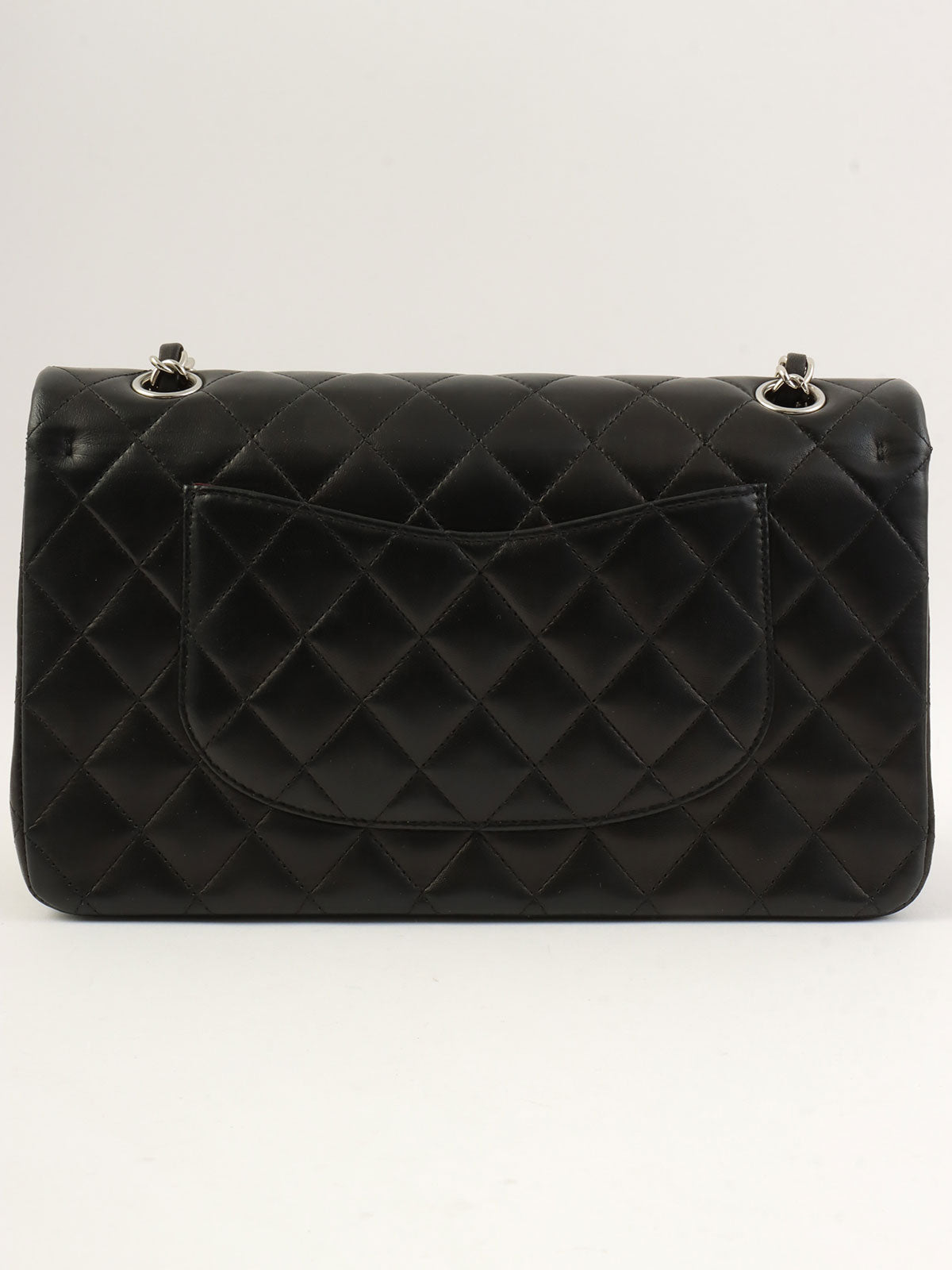 2009年頃製 クラシックフラップチェーンバッグ25cm ブラック