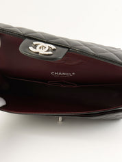 2009年頃製 クラシックフラップチェーンバッグ25cm ブラック