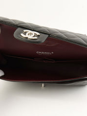 2009年頃製 クラシックフラップチェーンバッグ25cm ブラック
