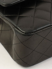 2009年頃製 クラシックフラップチェーンバッグ25cm ブラック