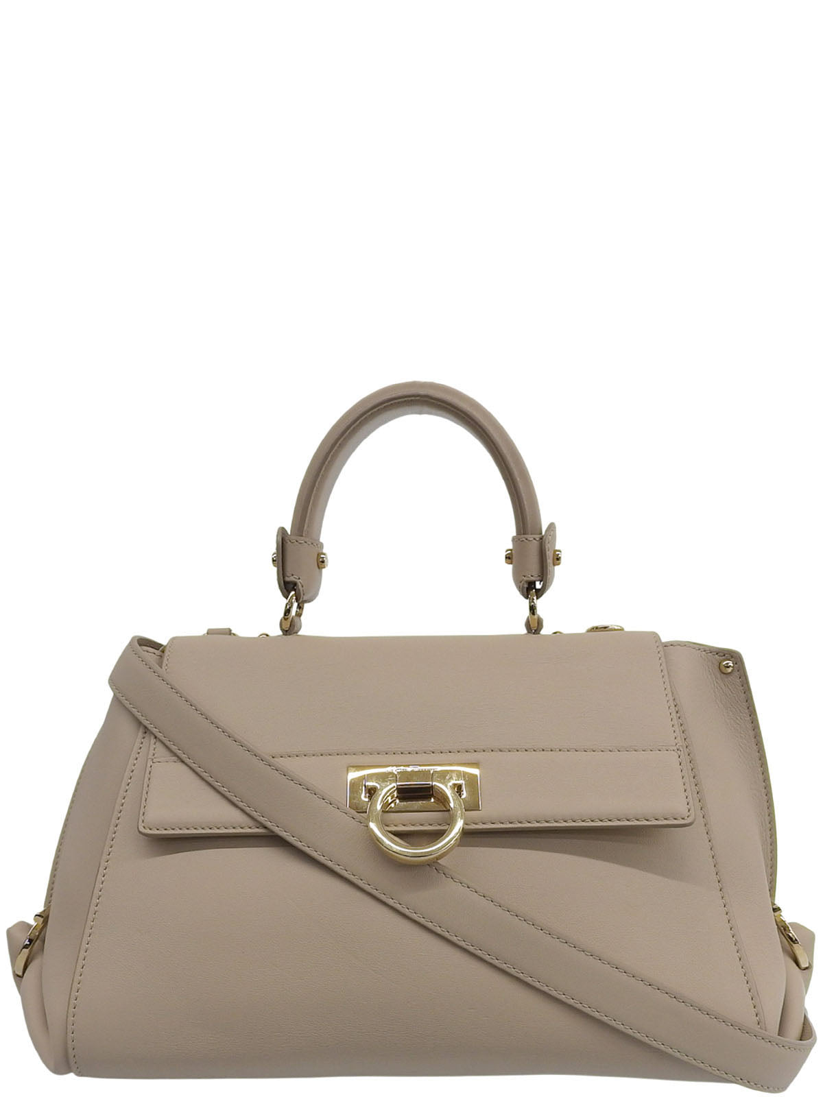 ソフィアガンチーニプレート2wayバッグ ベージュ