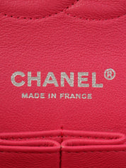 2014 Tweed Classic Flap Chain Bag 25 in Pink/White