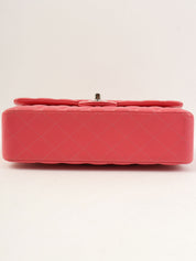 2019年製 クラシックフラップチェーンバッグ25cm ピンク