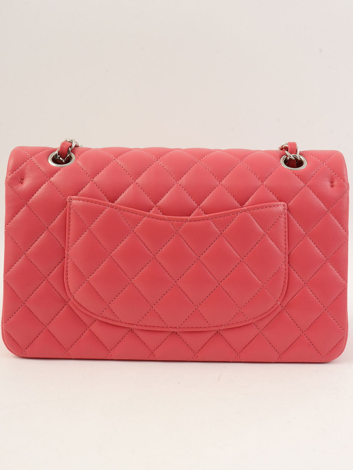 2019年製 クラシックフラップチェーンバッグ25cm ピンク