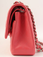 2019年製 クラシックフラップチェーンバッグ25cm ピンク