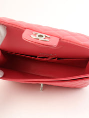 2019年製 クラシックフラップチェーンバッグ25cm ピンク