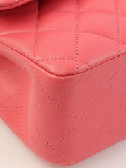 2019年製 クラシックフラップチェーンバッグ25cm ピンク