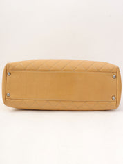 Around 2005 Made Caviar Skin 2.55 Chain Tote Bag Beige