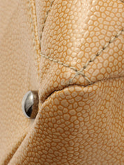 Around 2005 Made Caviar Skin 2.55 Chain Tote Bag Beige