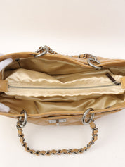 Around 2005 Made Caviar Skin 2.55 Chain Tote Bag Beige